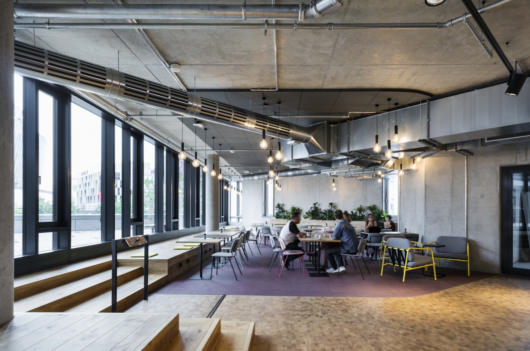 zalando Headquarter  Foodcourt Construction